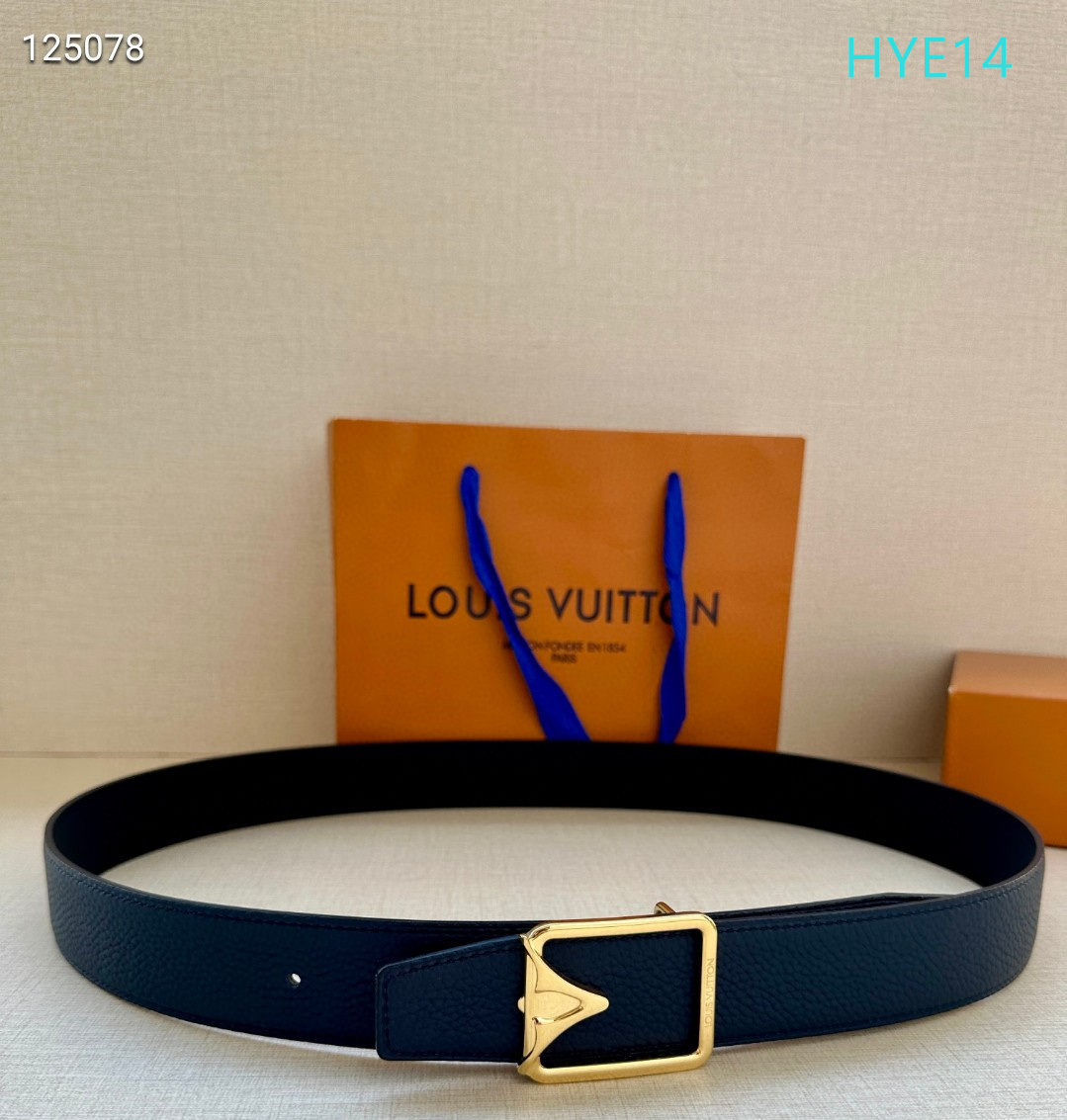 LV belt 34mmX95-125cm XH06